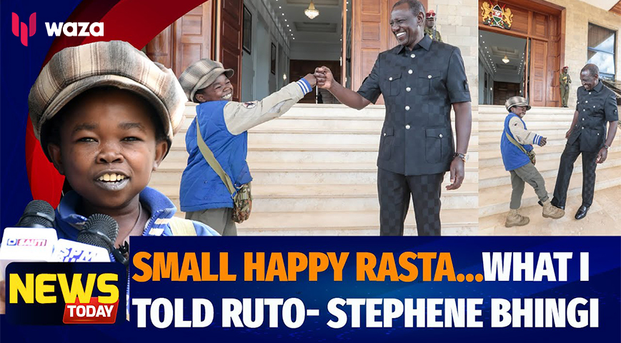 TikToker And Reggae Fanatic Stephen Bhingi Rasta Finally Meets President Ruto